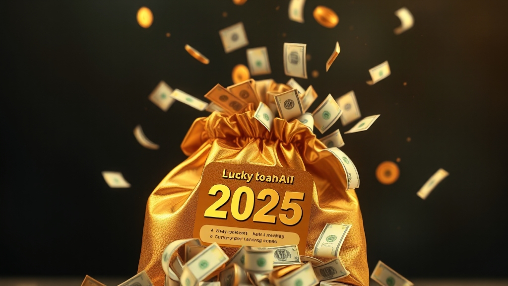 복주머니 열기 조건 & 당첨금 수령 (realistic 스타일)