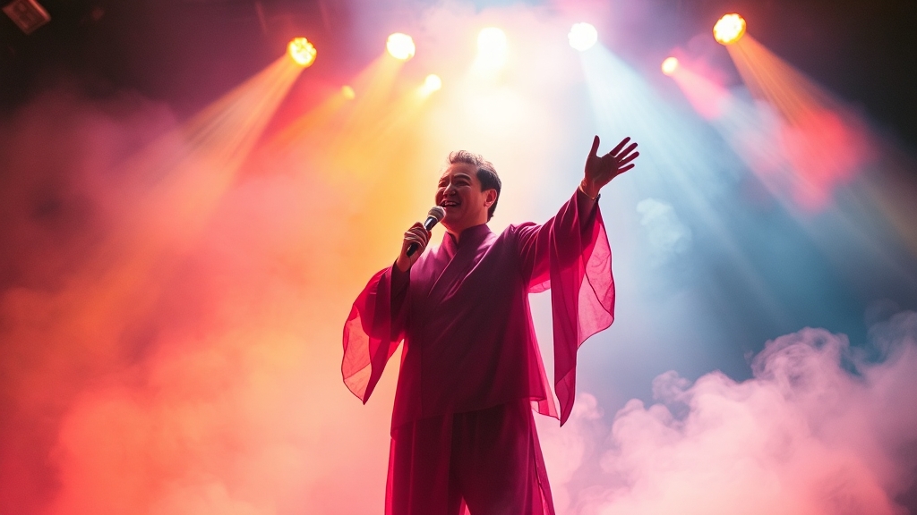 조용필 56년 음악 인생 A to Z: 프로필, 히트곡, 콘서트, 그리고 영향력 2 조용필 프로필 (watercolor 스타일)