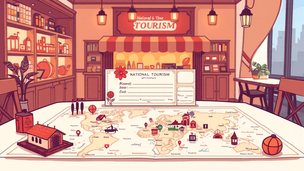 국민관광상품권 완벽 가이드: 사용처, 구매 방법, 현금화 꿀팁 총정리 5 온라인 사용 가이드 (illustration 스타일)