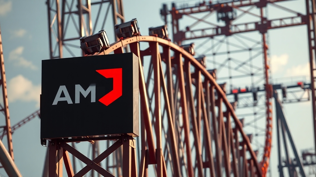 AMD 주가 급등! OpenAI 협력, AI 시장 전망과 투자 리스크 A to Z 8 투자 시 유의할 리스크 요인 (realistic 스타일)