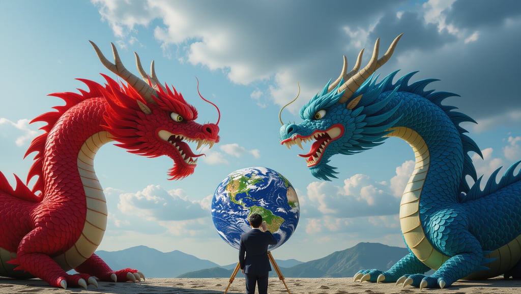 미국 증시 혼조세 원인: 금리, AI, 실적, 미중 관계 심층 분석 5 🌍 미중 관계 및 글로벌 변수