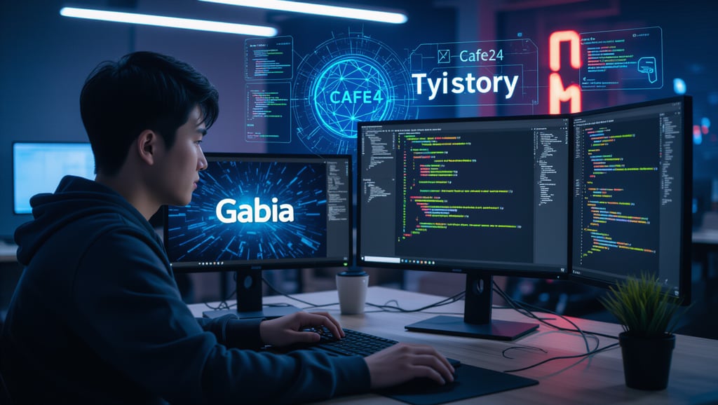 🔗 외부 플랫폼 도메인 연결 (카페24, 티스토리)