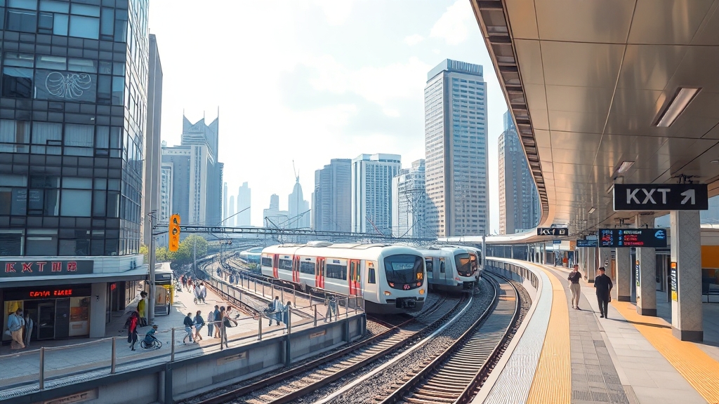 KTX 역세권 투자 가이드: 부동산 시장 동향, 유망 지역 분석 및 투자 전략 2 KTX 역세권, 왜 주목해야 할까? (realistic 스타일)