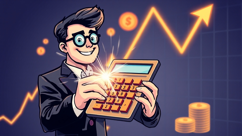 코인 수익률 계산기 완벽 활용법: 투자 전략, 세금 고려 A to Z 2 수익률 계산기, 왜 필요할까? (illustration 스타일)