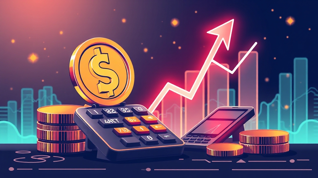 코인 수익률 계산기 완벽 활용법: 투자 전략, 세금 고려 A to Z 3 수익률 계산, 기본 원리는? (illustration 스타일)