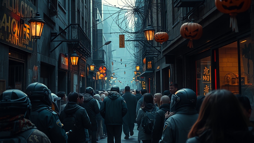 이태원 참사, 대통령실 이전이 미친 영향: 원인 분석 및 책임 소재 2 이태원 참사, 왜 일어났나? (realistic 스타일)