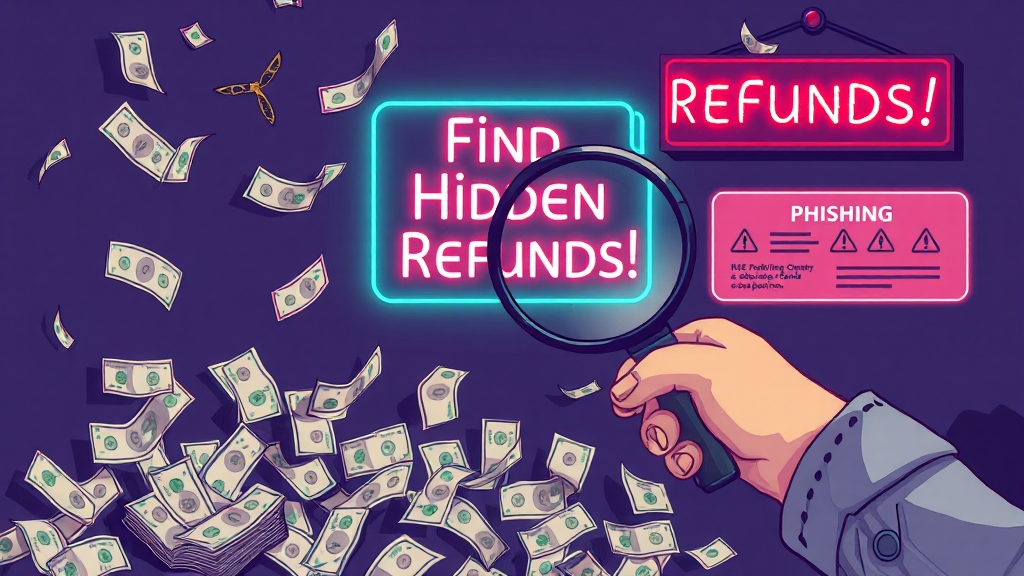 국민건강보험 환급금 A to Z: 조회부터 신청, 미수령액 확인까지! 7 환급금 관련 유의사항 & 꿀팁 (illustration 스타일)