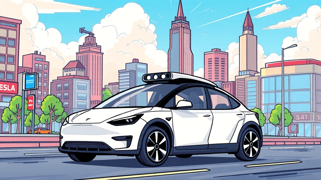 테슬라 투자 A to Z: 주가 분석, 목표 주가 전망, 투자 전략 완벽 가이드 7 테슬라 투자 전략, 개인 투자자 가이드 (cartoon 스타일)