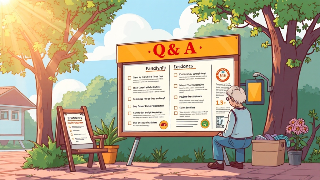 노인돌봄서비스 완벽 가이드: 신청 자격부터 비용, 혜택까지 총정리 8 자주 묻는 질문 (Q&A) (cartoon 스타일)