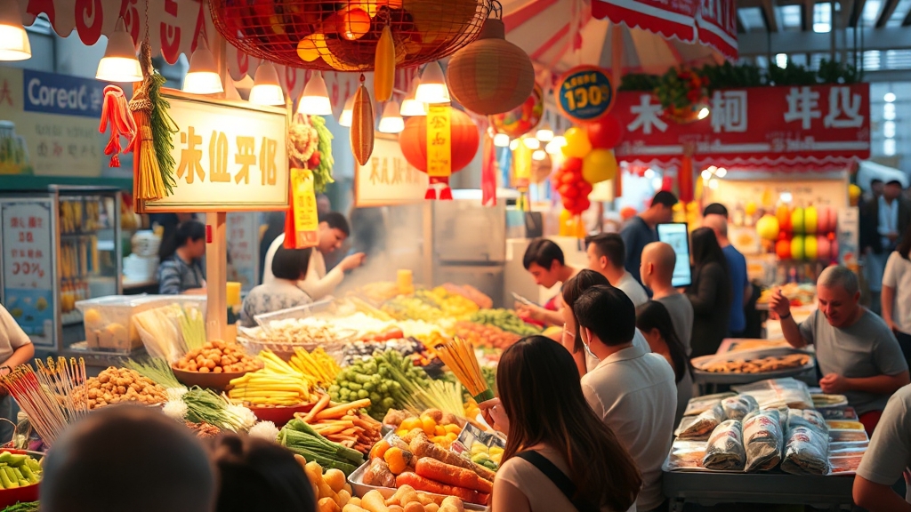 2025 서울 국제 식품 산업전 완벽 가이드: 놓치면 후회할 모든 것 6 전시장 층별 구성 및 홀별 전시 내용 (realistic 스타일)
