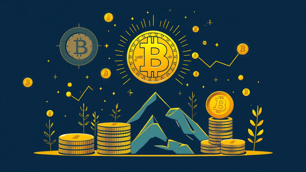 비트코인 투자 A to Z: 시장 현황, 전망, 바이낸스 활용, 리스크 관리 8 미래 전망 및 투자 시 고려사항 (illustration 스타일)