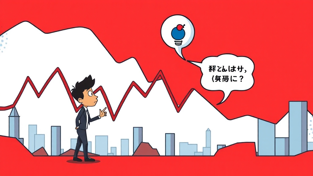 코스피 급락! 매도 사이드카 발동 원인, 영향, 투자 전략 A to Z 6 코스피 급락 원인 및 시장 상황 (cartoon 스타일)