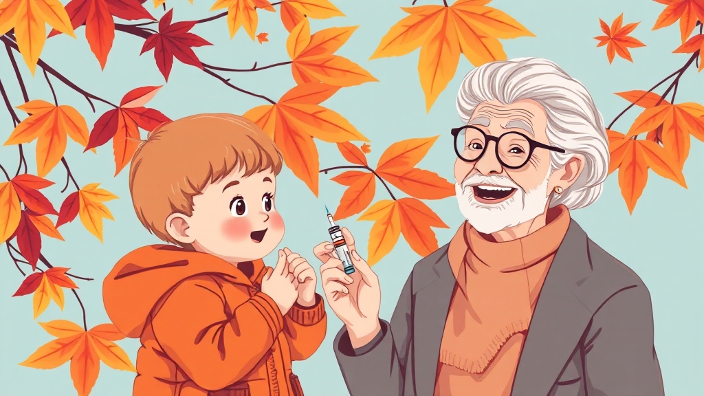 2025 독감 예방접종: 무료 대상, 시기, 백신 종류, 주의사항 완벽 정리 4 2025년, 언제 접종해야 할까요? (illustration 스타일)