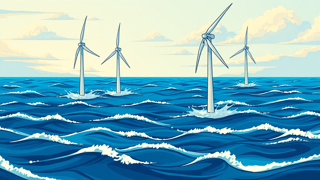 씨에스윈드 집중 분석: 주가 전망, 실적, 수주, 투자 리스크 A to Z 4 풍력 산업, 왜 주목해야 할까? (cartoon 스타일)