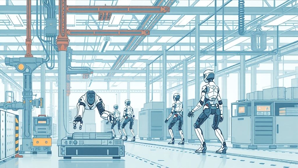 SK AX 물류자동화란? (illustration 스타일)