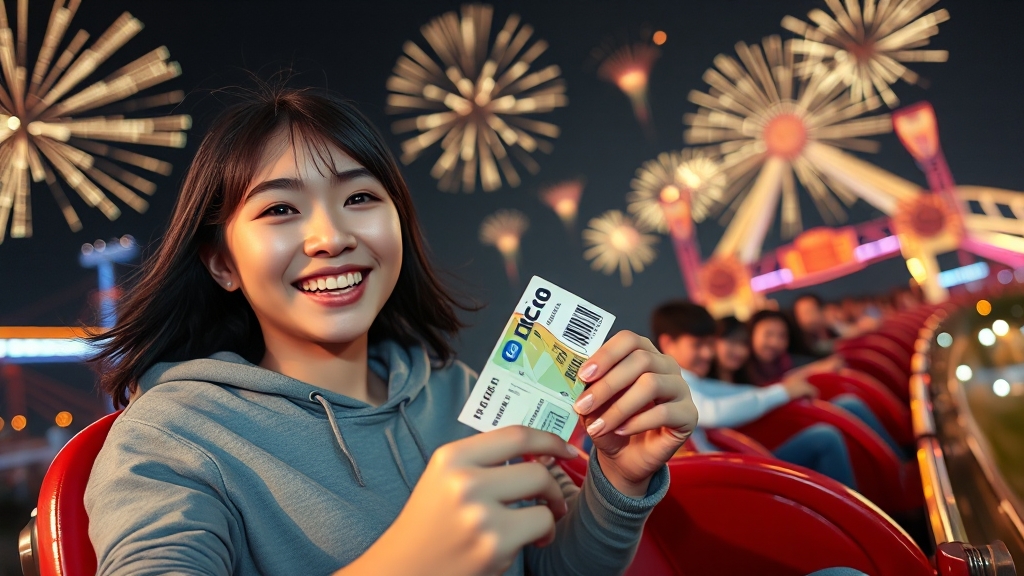 놀이공원, 스트레스 날려! (realistic 스타일)