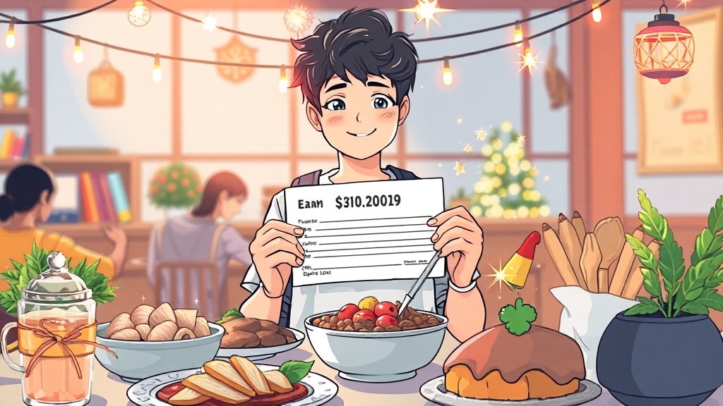 외식, 맛있는 거 먹으러 가자! (illustration 스타일)