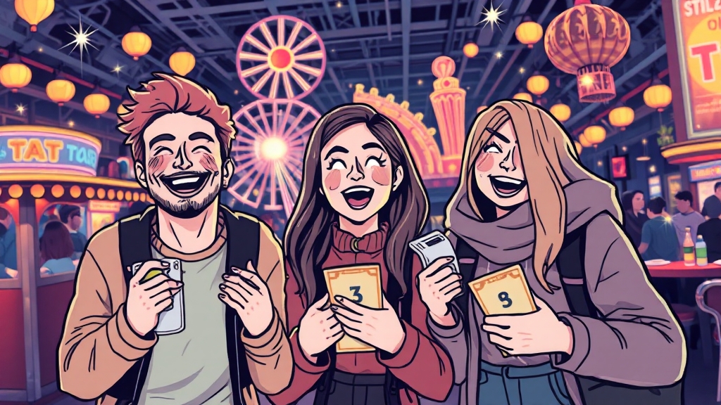 수험표, 맘껏 누리세요! (illustration 스타일)