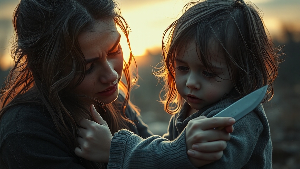 사건 발생 당시 상황 (realistic 스타일)