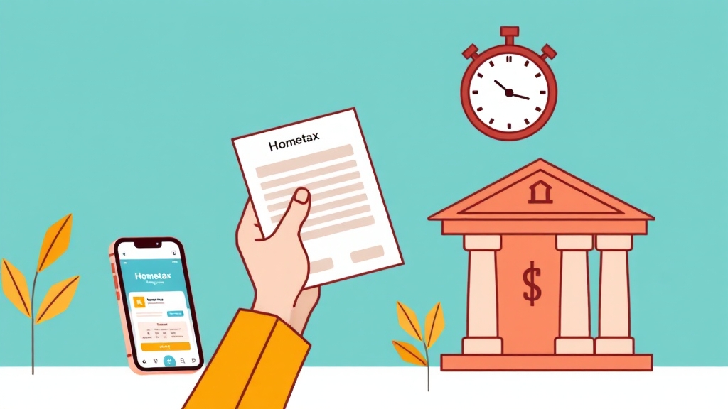 2025 종합소득세 중간예납 완벽 가이드: 대상, 계산, 추계신고 A to Z 6 중간예납 납부, 언제 어떻게? (illustration 스타일)