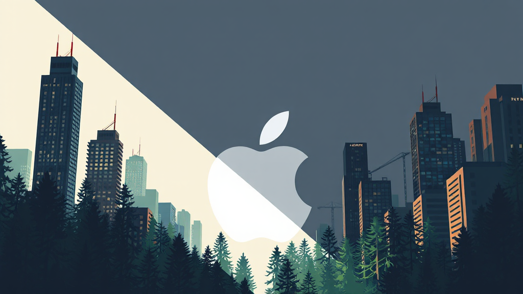 애플, 아이폰 판매량 감소에도 주가 전망은 맑음? AI 투자 전략 분석 6 글로벌 경제 상황 및 투자 심리 (illustration 스타일)