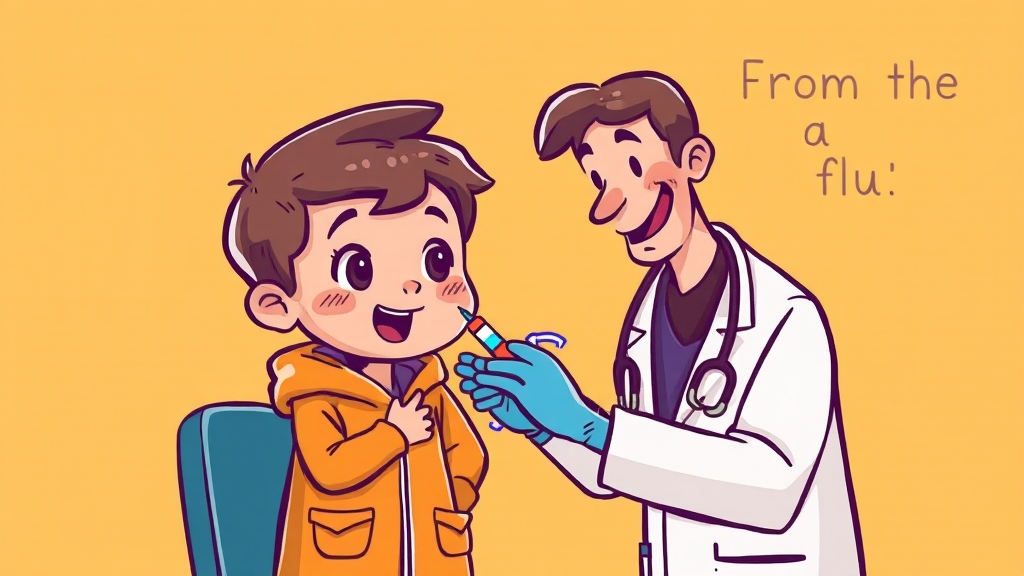 독감 14배 폭증! 2024 겨울, 증상・예방・치료 A to Z 5 독감, 예방접종 꼭 해야 할까? (cartoon 스타일)