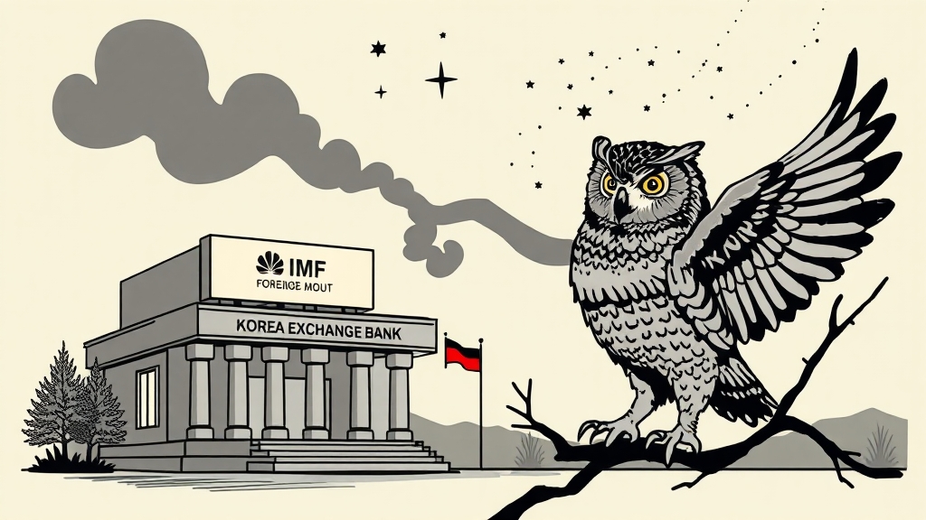 론스타 사건 총정리: 외환은행 인수부터 국제 소송, 최종 판결까지 3 론스타, 어떻게 외환은행을 인수했나? (illustration 스타일)