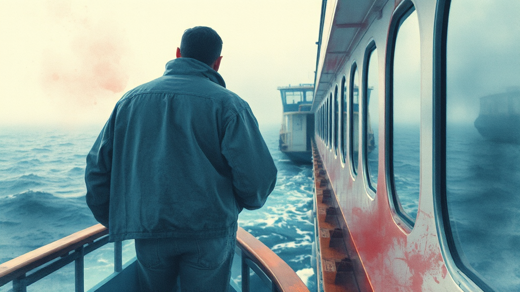 신안 여객선 좌초 사고: 선장 과실, 휴대폰 사용, 조타실 상황 집중 분석 3 선장의 과실 여부 및 혐의점 (watercolor 스타일)