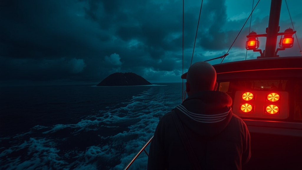 신안 여객선 좌초 사고: 선장 과실, 휴대폰 사용, 조타실 상황 집중 분석 4 사고 원인 분석: 휴대폰 사용 및 항법 장치 오류 (realistic 스타일)