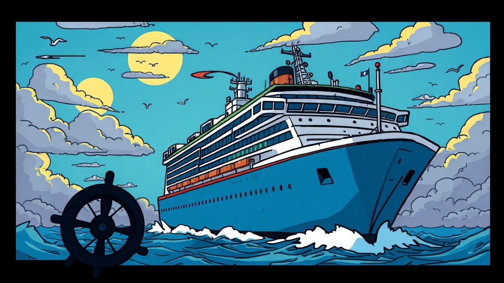 신안 여객선 좌초 사고: 선장 과실, 휴대폰 사용, 조타실 상황 집중 분석 6 구속영장 신청 및 법원 심사 결과 (cartoon 스타일)