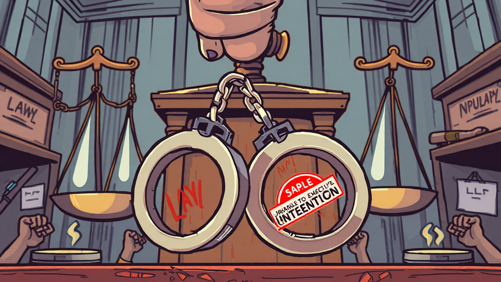 김용현 변호인 감치 명령 논란: 이진관 판사, 법정 소란 배경과 사법 시스템 쟁점 7 감치 제도 논란과 개선 필요성 (cartoon 스타일)