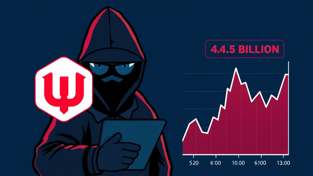업비트 445억 해킹 전말: 유출 원인, 대응, 투자자 보안 A to Z 2 업비트 해킹, 무슨 일? (cartoon 스타일)