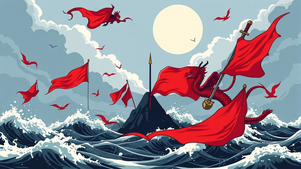 중일 관계 악화일로? 핵심 쟁점 심층 분석: 센카쿠, 대만, 경제, 안보 2 중일 관계, 왜 악화될까? (illustration 스타일)