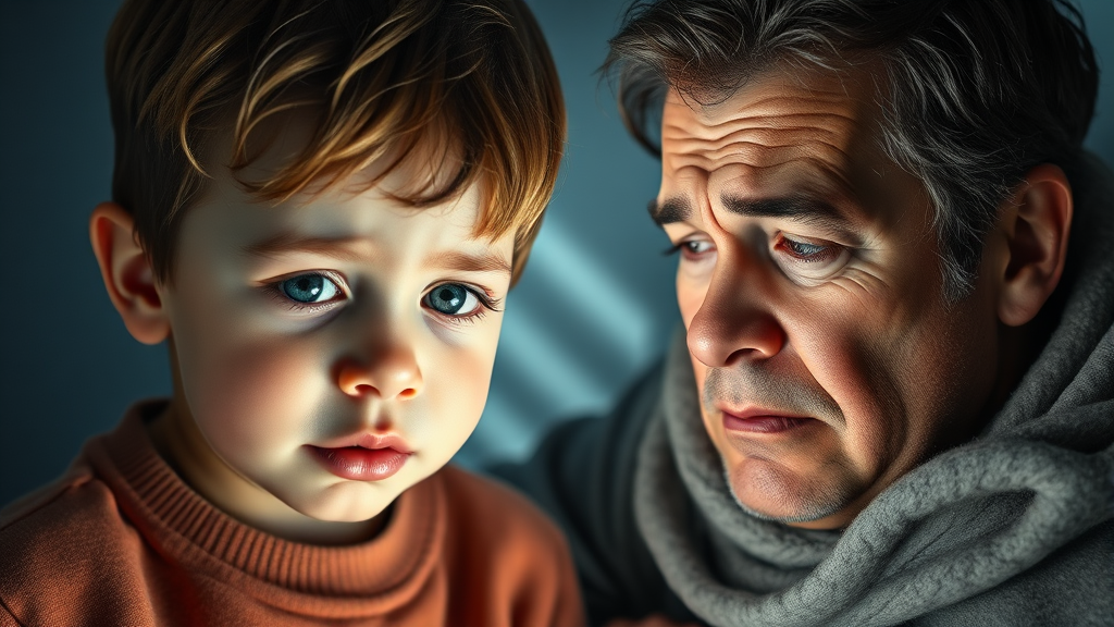 독감과 감기, 뭐가 다를까요? (realistic 스타일)