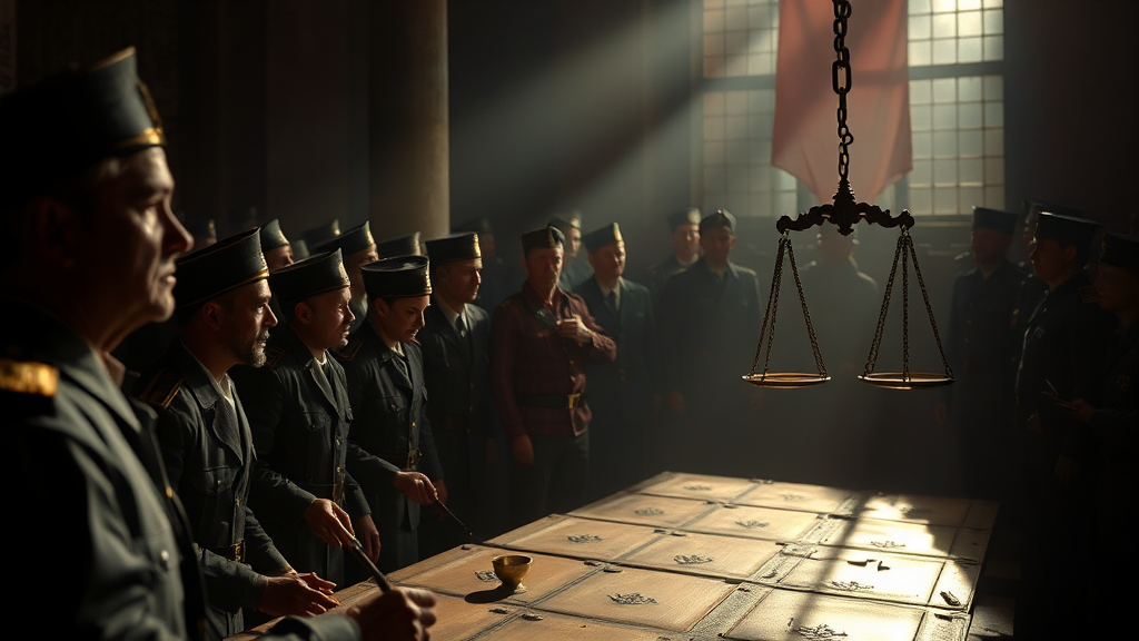 국가폭력 재발 방지 및 처벌 강화 (realistic 스타일)