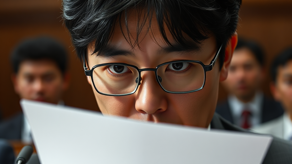 정치자금법 위반, 여론조사 무상 제공 논란 (realistic 스타일)