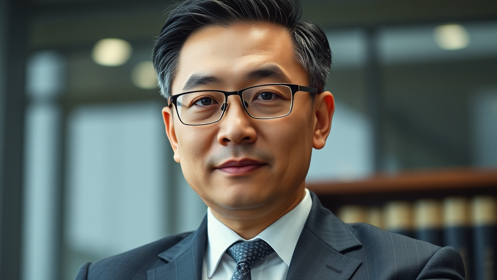 권우현 변호사 프로필 (realistic 스타일)