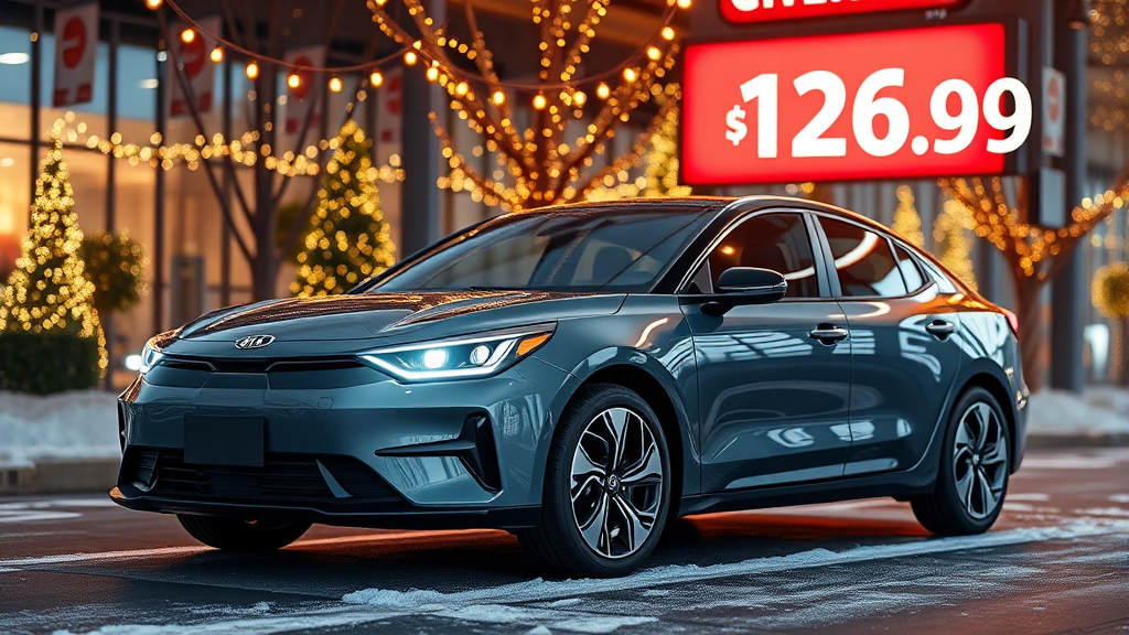 기아차 12월 프로모션 개요 (realistic 스타일)