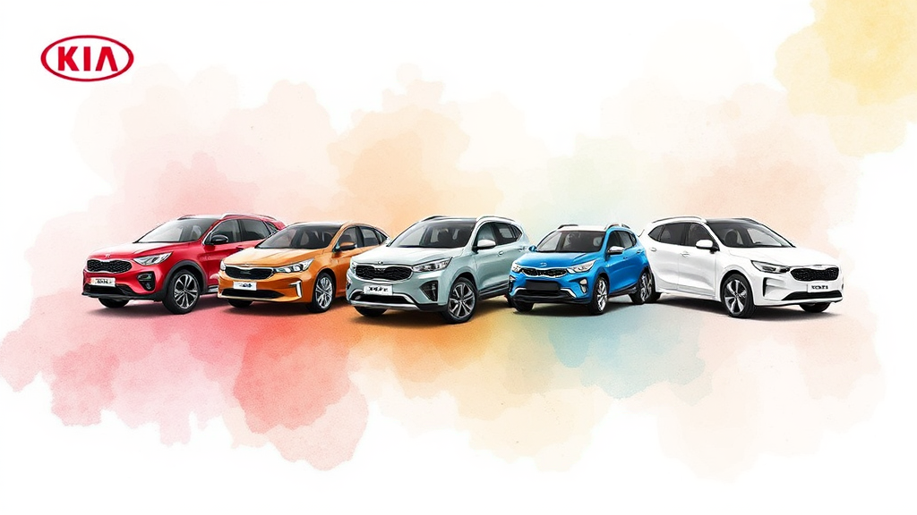 최신 기아 자동차 소식 및 전망 (watercolor 스타일)