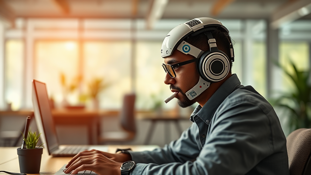 에이전틱 AI란? (realistic 스타일)