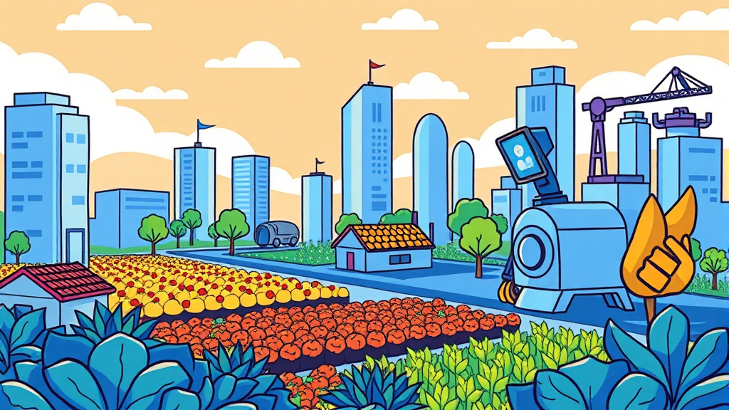 미래 전망 (cartoon 스타일)