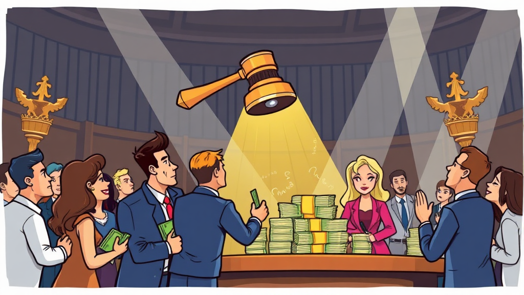 입찰 준비: 필요 서류 및 절차 (cartoon 스타일)