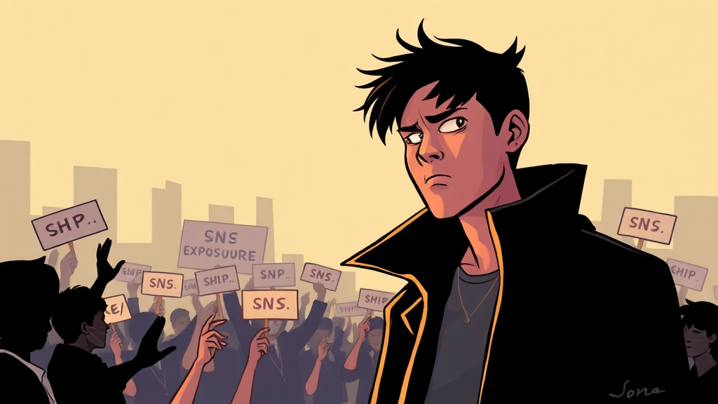 조폭 연루설, 어떻게 시작됐나? (cartoon 스타일)