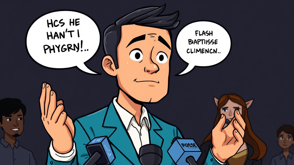 조세호, 공식 입장은 무엇이었나? (cartoon 스타일)