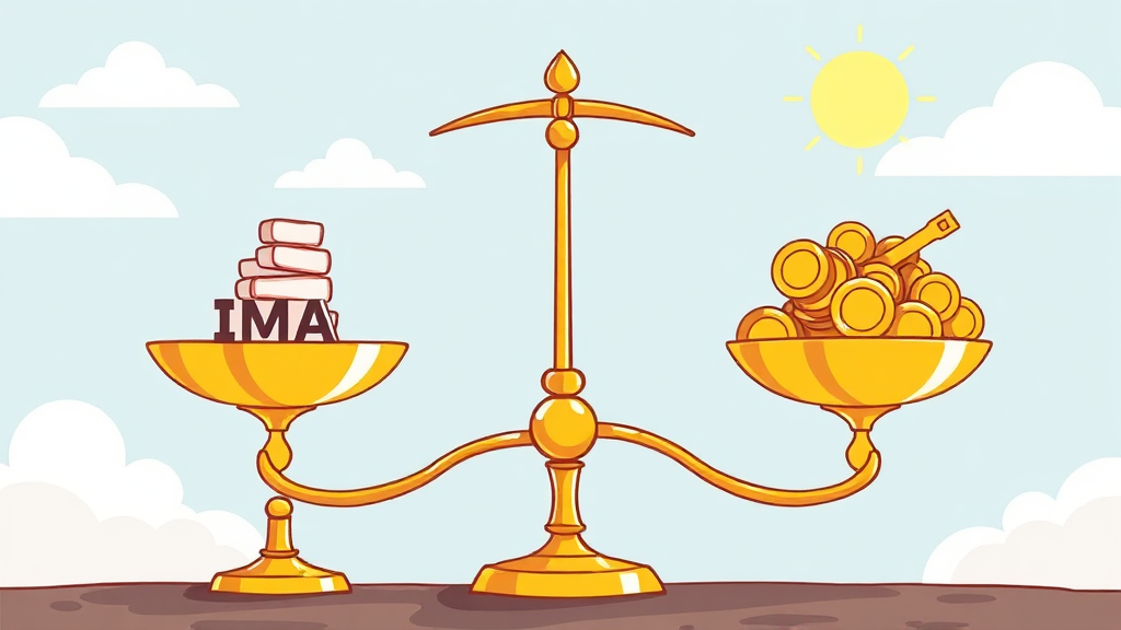 IMA 계좌 완벽 분석: 개설부터 수익, 투자 위험까지 A to Z 6 IMA vs 예금: 수익률 비교 (cartoon 스타일)