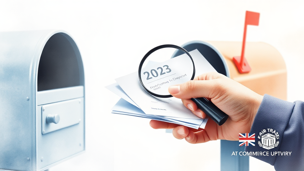 우편 신고, 꼼꼼하게 준비하세요! (watercolor 스타일)