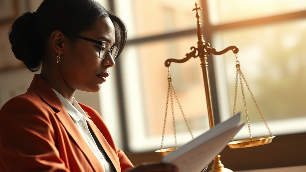 변호사 조력, 효과적일까요? (realistic 스타일)