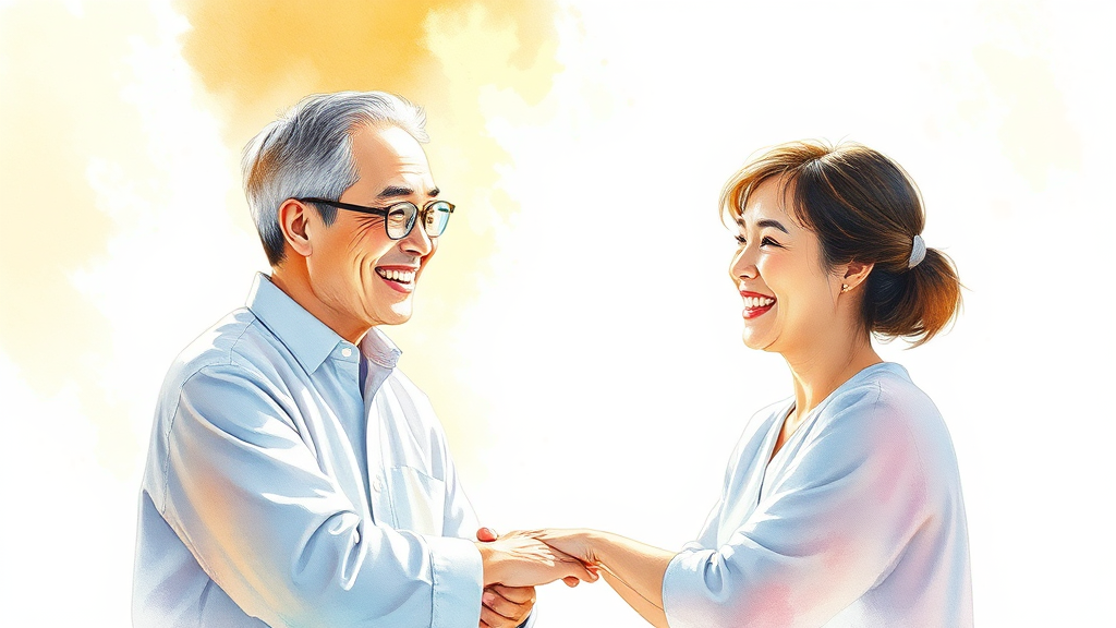 급여 및 지원금 수준 (watercolor 스타일)