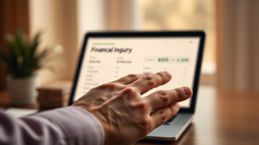 고인 금융재산, 온라인으로 간편 확인 (realistic 스타일)