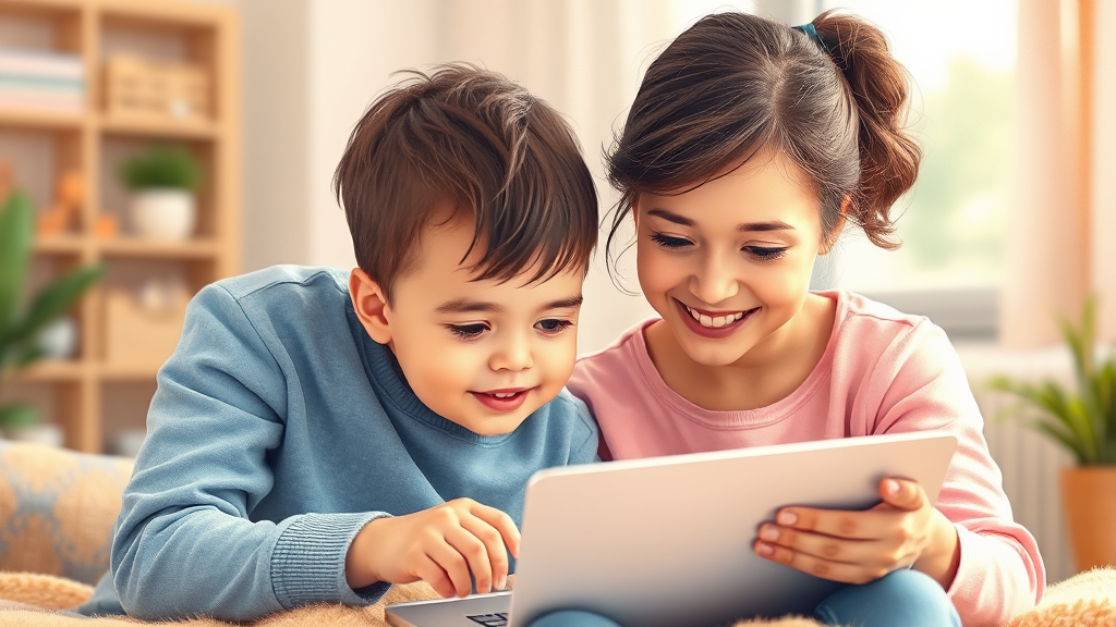 자녀 등록, 이렇게 하세요! (realistic 스타일)